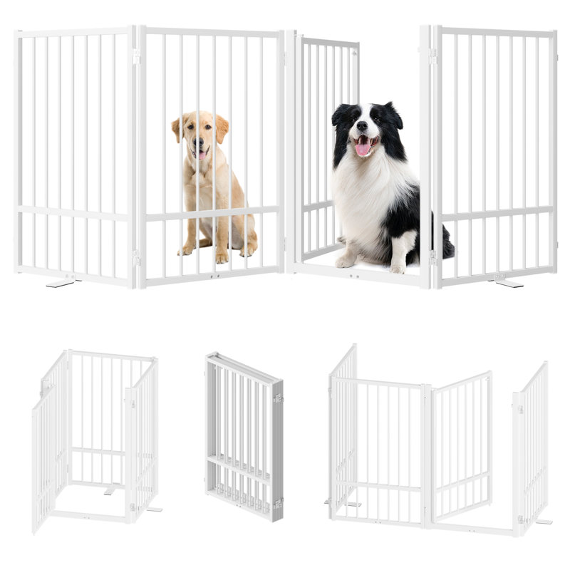 Wayfair freestanding pet gate cheap